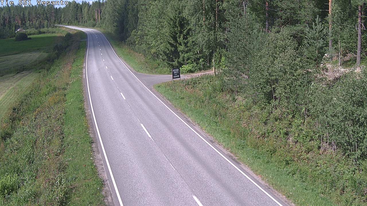 Kelikamerat Kuva Tie 551 Vesanto Löttökorpi, Vesanto, Pohjois-Savo