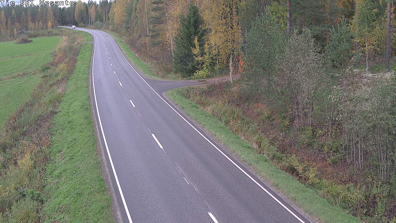 Weather Camera Image Road 551 Vesanto Löttökorpi, Vesanto, Pohjois-Savo