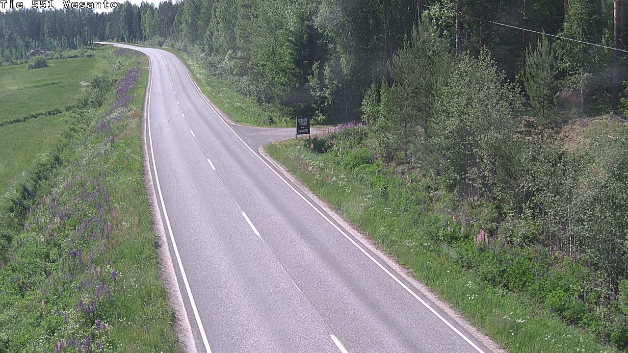 Kelikamerat Kuva Tie 551 Vesanto Löttökorpi, Vesanto, Pohjois-Savo