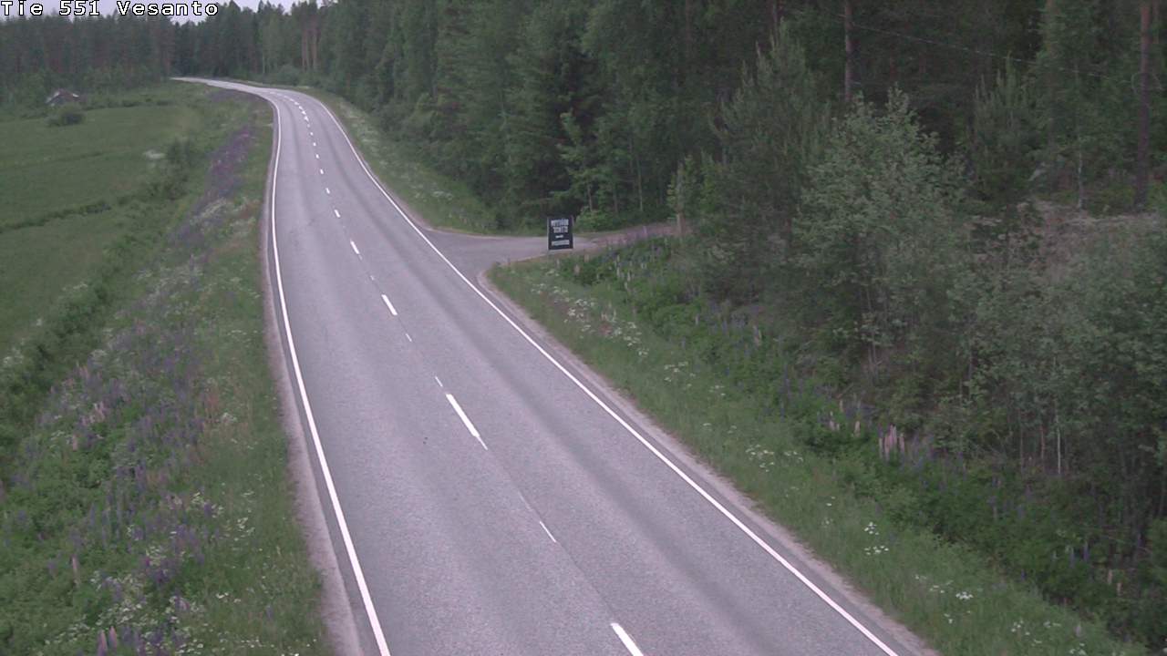 Kelikamerat Kuva Tie 551 Vesanto Löttökorpi, Vesanto, Pohjois-Savo