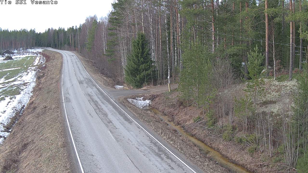 Kelikamerat Kuva Tie 551 Vesanto Löttökorpi, Vesanto, Pohjois-Savo