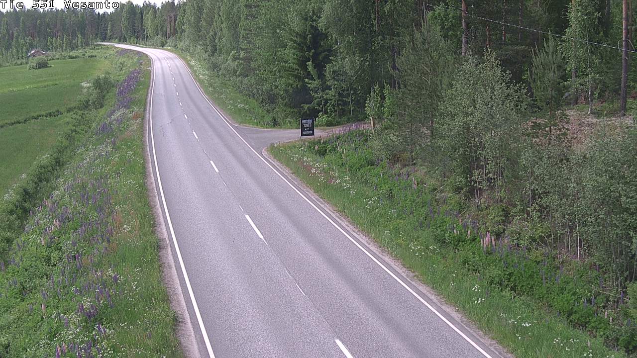 Kelikamerat Kuva Tie 551 Vesanto Löttökorpi, Vesanto, Pohjois-Savo
