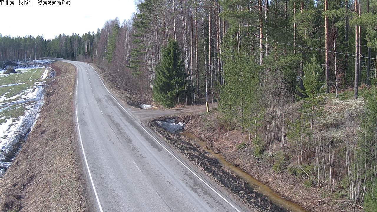 Kelikamerat Kuva Tie 551 Vesanto Löttökorpi, Vesanto, Pohjois-Savo