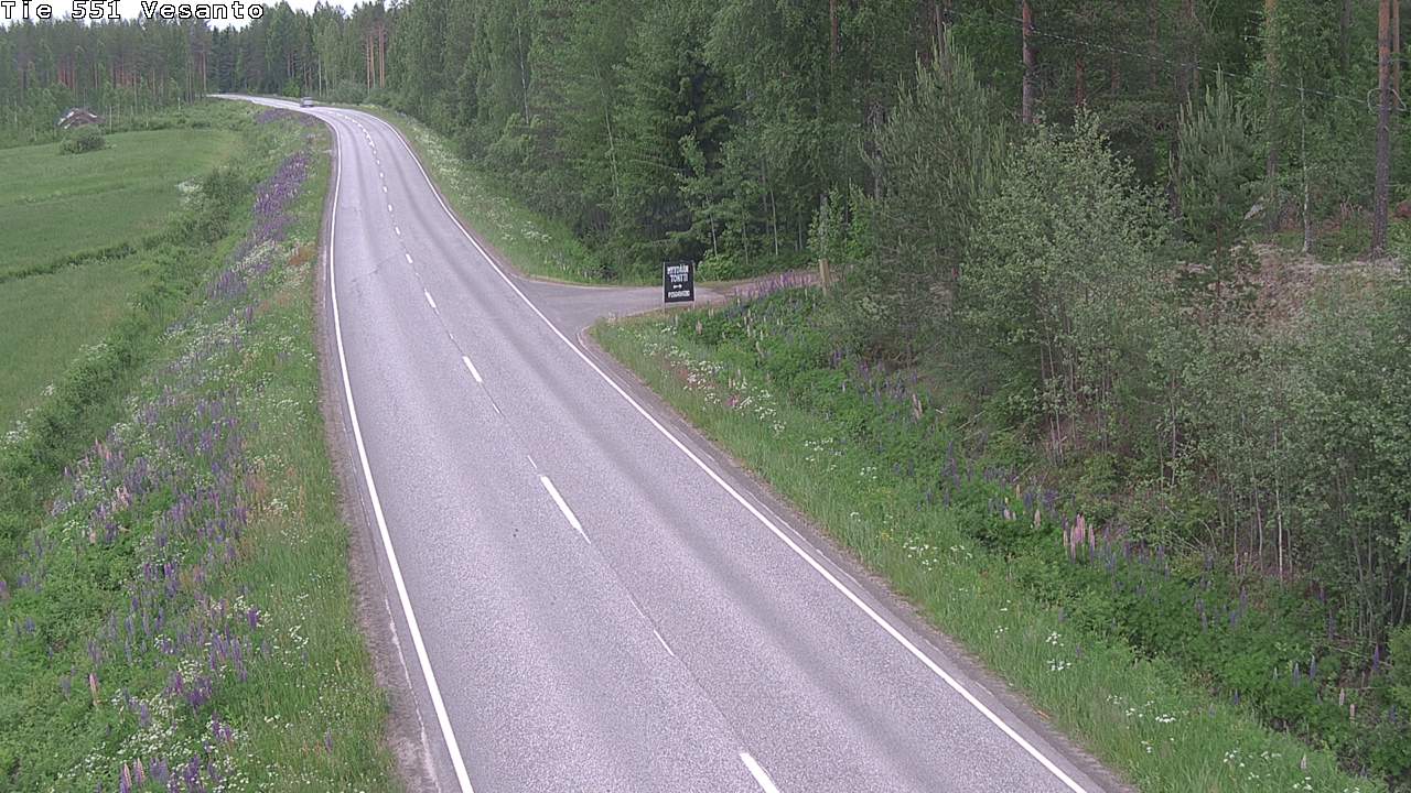 Kelikamerat Kuva Tie 551 Vesanto Löttökorpi, Vesanto, Pohjois-Savo