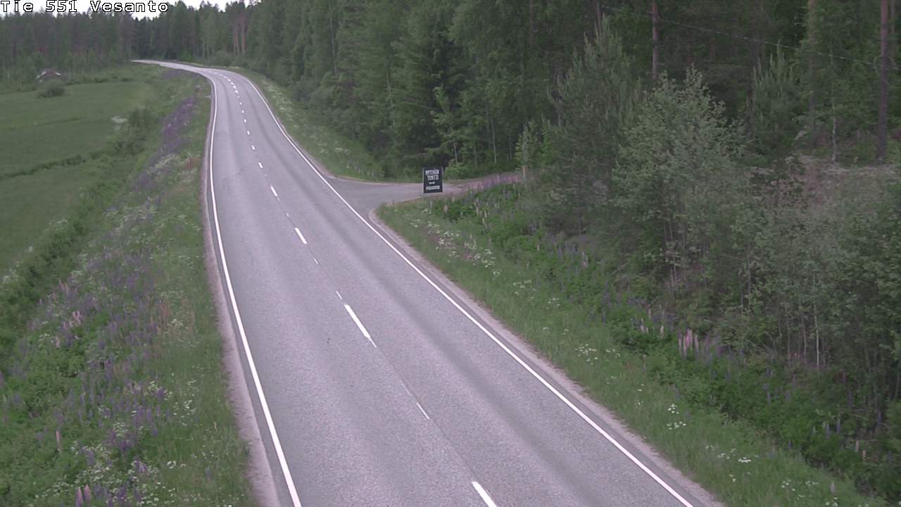 Kelikamerat Kuva Tie 551 Vesanto Löttökorpi, Vesanto, Pohjois-Savo