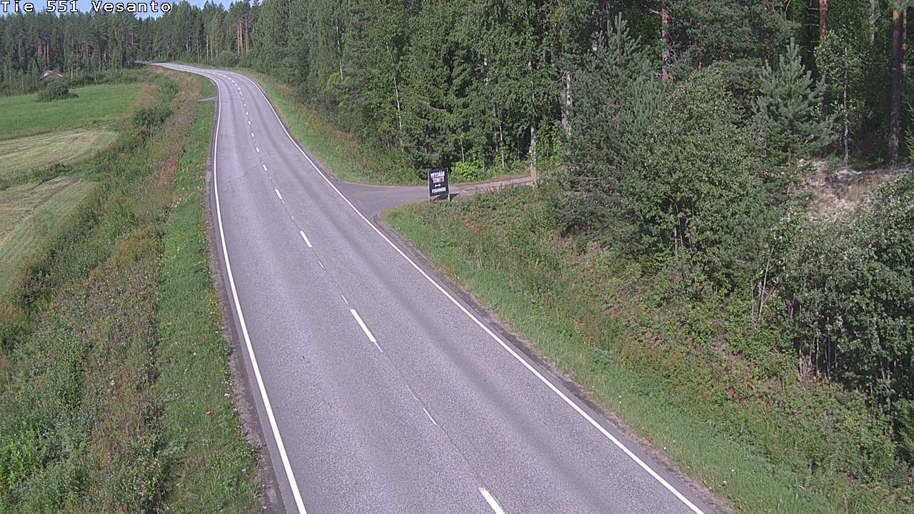 Kelikamerat Kuva Tie 551 Vesanto Löttökorpi, Vesanto, Pohjois-Savo
