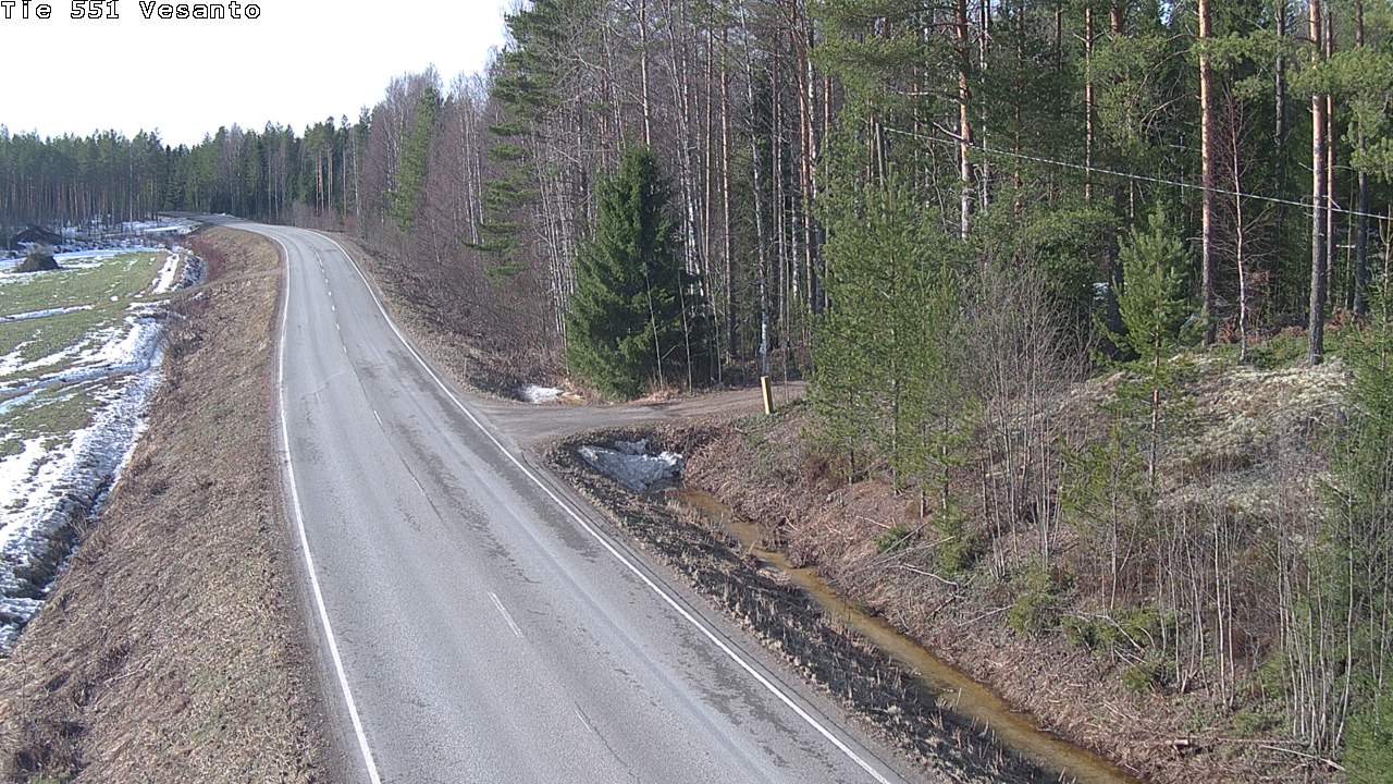 Kelikamerat Kuva Tie 551 Vesanto Löttökorpi, Vesanto, Pohjois-Savo