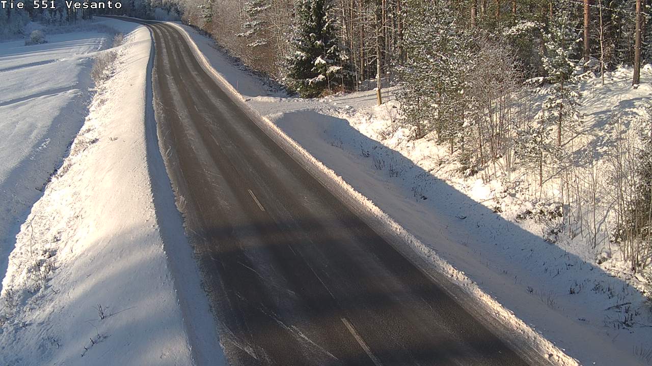 Weather Camera Image Road 551 Vesanto Löttökorpi, Vesanto, Pohjois-Savo