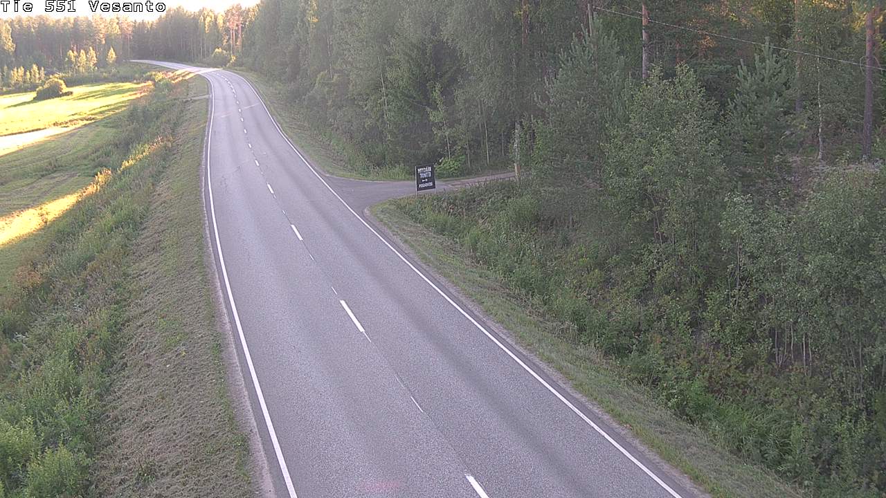 Kelikamerat Kuva Tie 551 Vesanto Löttökorpi, Vesanto, Pohjois-Savo