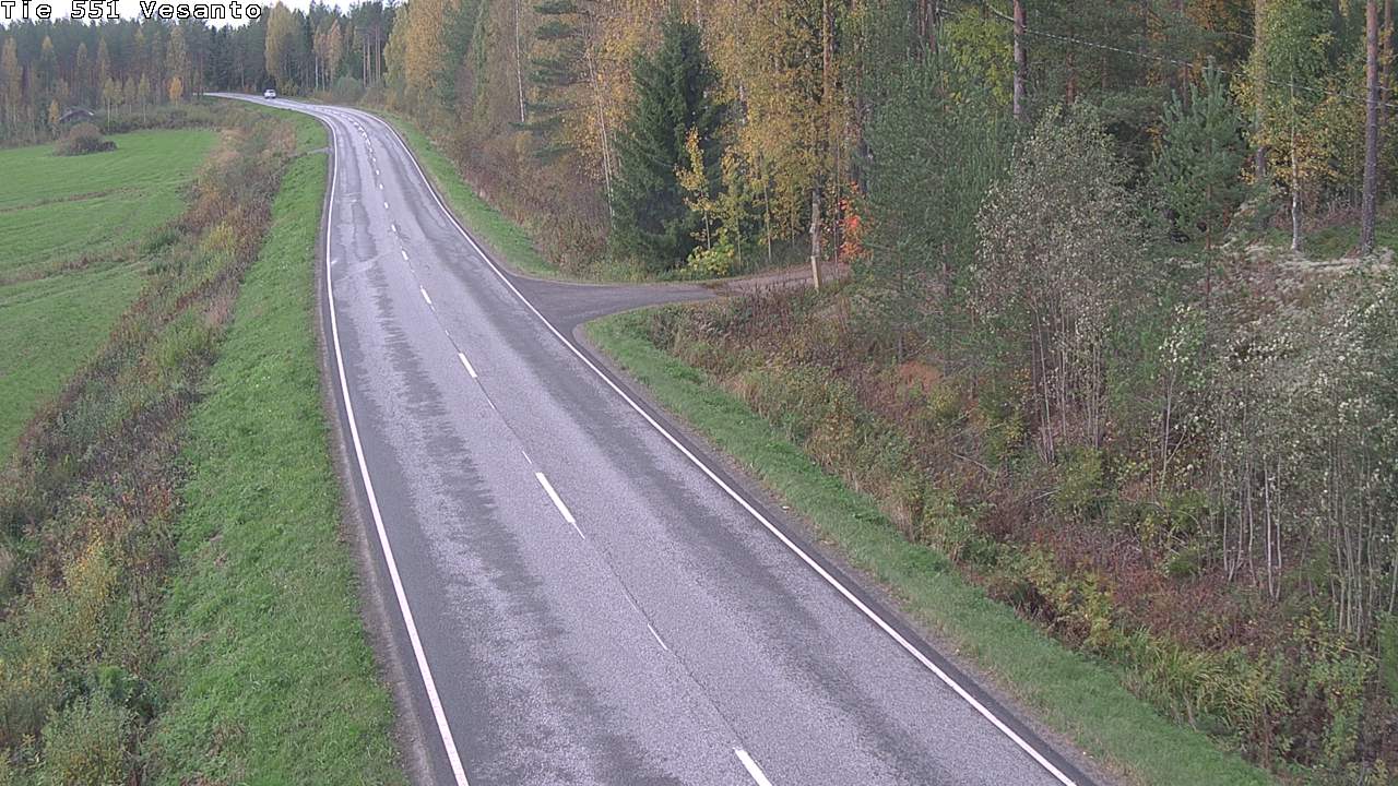 Weather Camera Image Road 551 Vesanto Löttökorpi, Vesanto, Pohjois-Savo