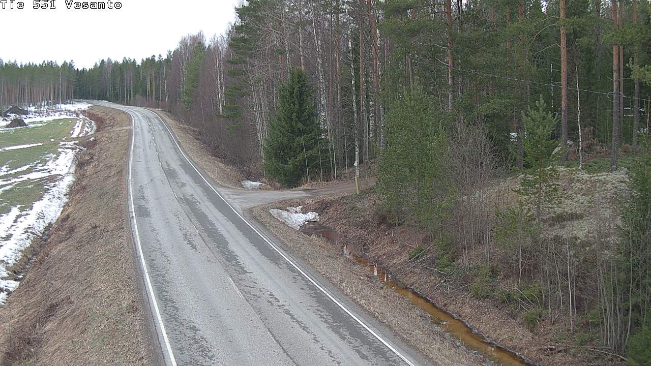 Kelikamerat Kuva Tie 551 Vesanto Löttökorpi, Vesanto, Pohjois-Savo