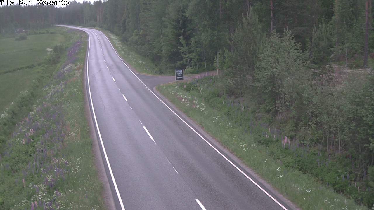 Kelikamerat Kuva Tie 551 Vesanto Löttökorpi, Vesanto, Pohjois-Savo