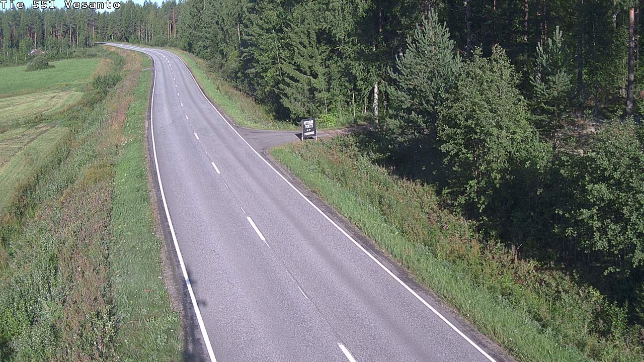 Kelikamerat Kuva Tie 551 Vesanto Löttökorpi, Vesanto, Pohjois-Savo