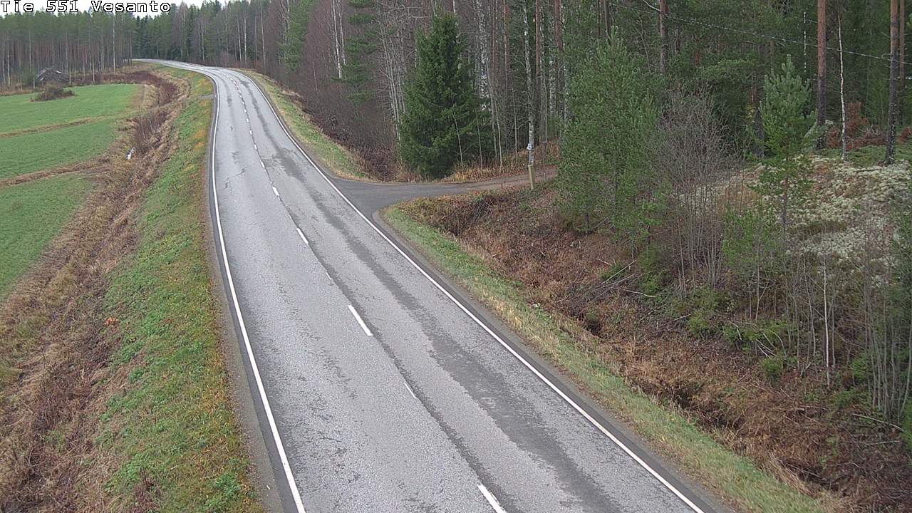 Kelikamerat Kuva Tie 551 Vesanto Löttökorpi, Vesanto, Pohjois-Savo