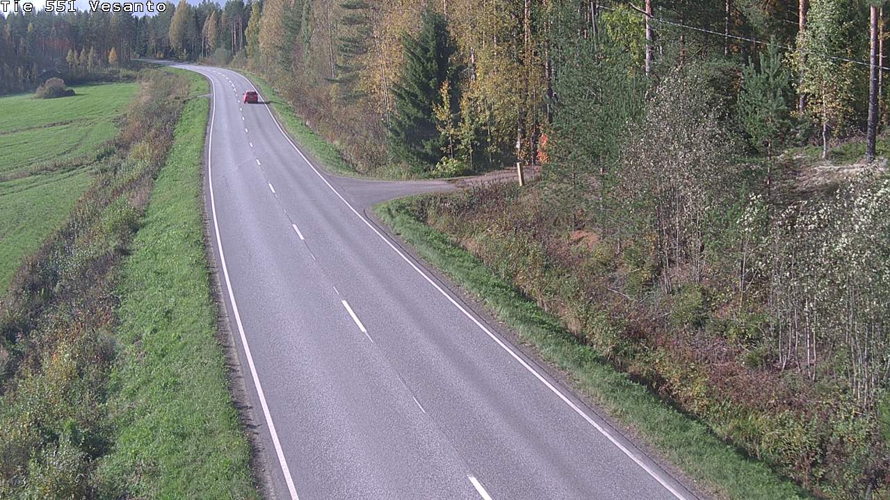 Kelikamerat Kuva Tie 551 Vesanto Löttökorpi, Vesanto, Pohjois-Savo