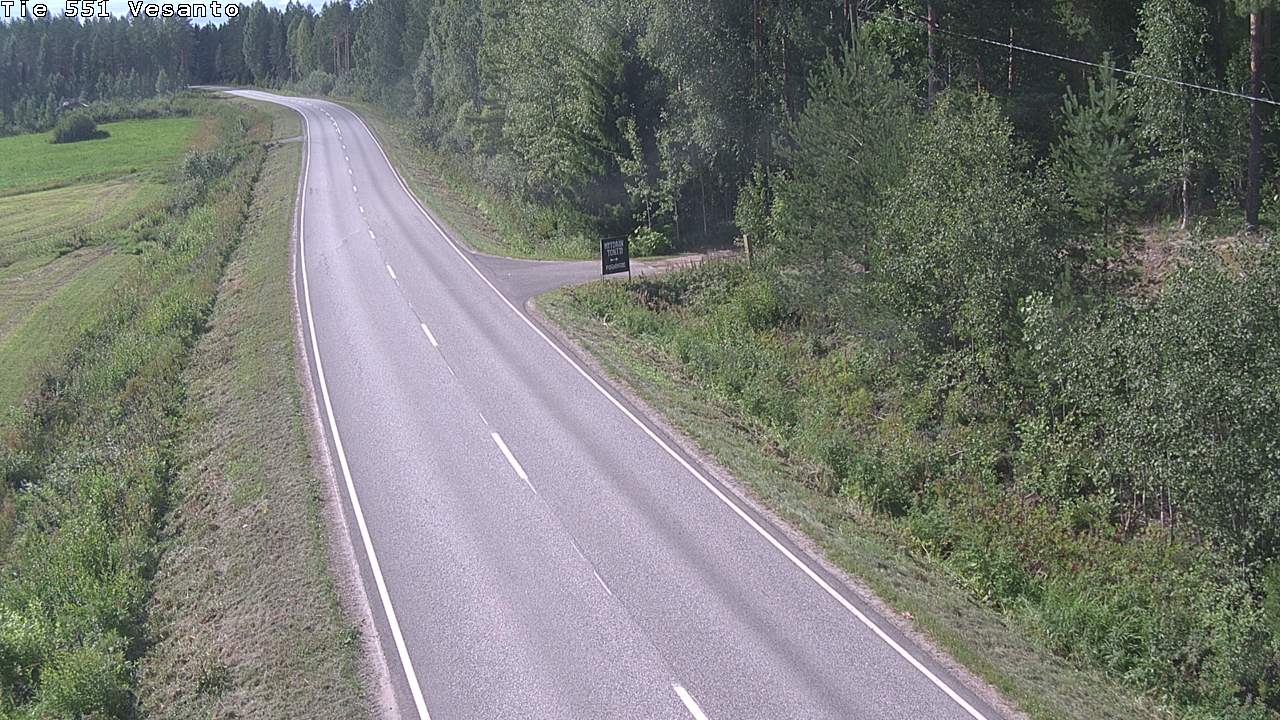 Kelikamerat Kuva Tie 551 Vesanto Löttökorpi, Vesanto, Pohjois-Savo