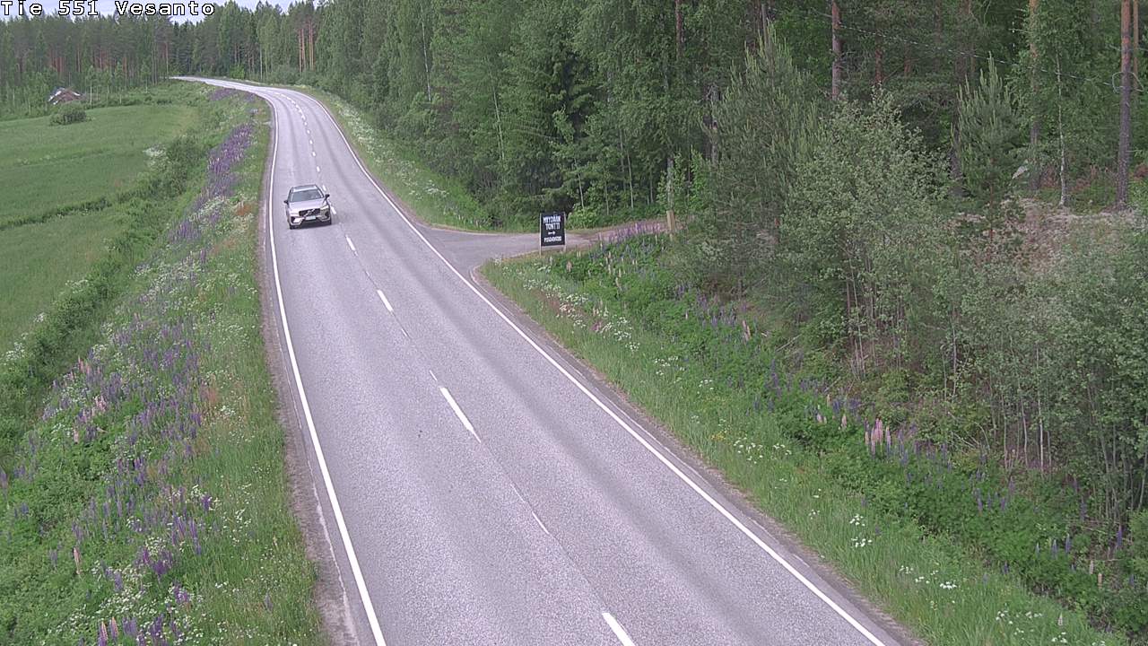 Kelikamerat Kuva Tie 551 Vesanto Löttökorpi, Vesanto, Pohjois-Savo