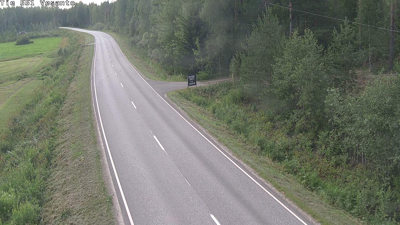 Kelikamerat Kuva Tie 551 Vesanto Löttökorpi, Vesanto, Pohjois-Savo