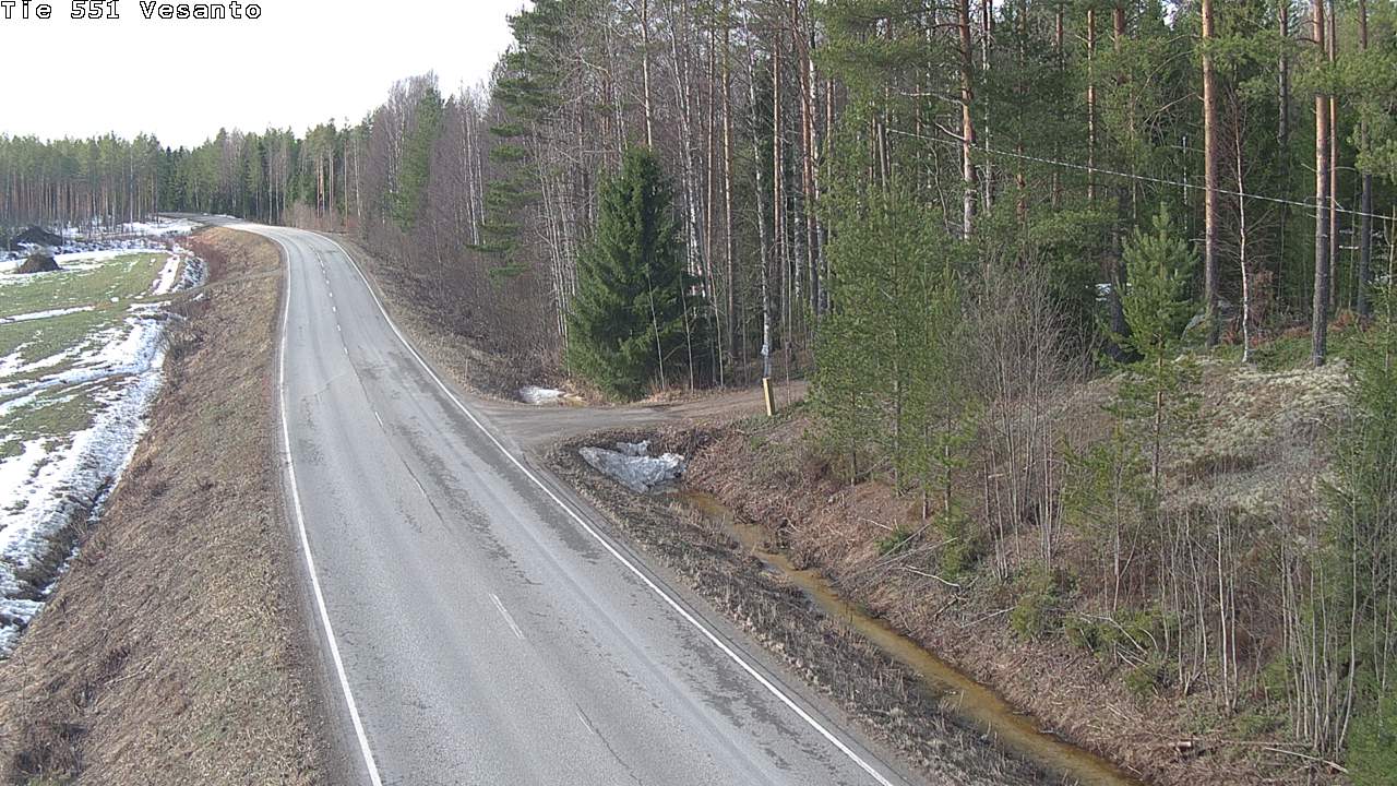 Kelikamerat Kuva Tie 551 Vesanto Löttökorpi, Vesanto, Pohjois-Savo