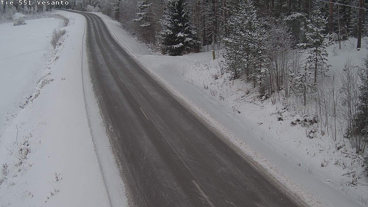 Weather Camera Image Väg 551 Vesanto Löttökorpi, Vesanto, Pohjois-Savo