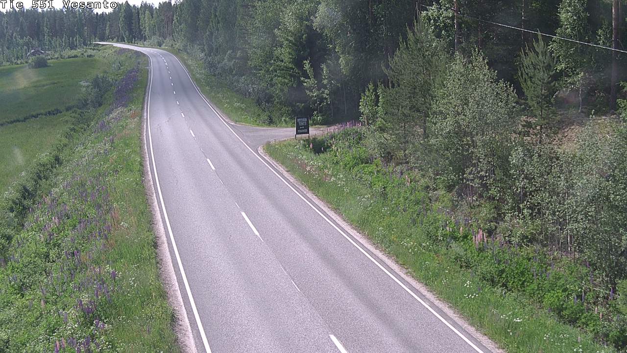Kelikamerat Kuva Tie 551 Vesanto Löttökorpi, Vesanto, Pohjois-Savo