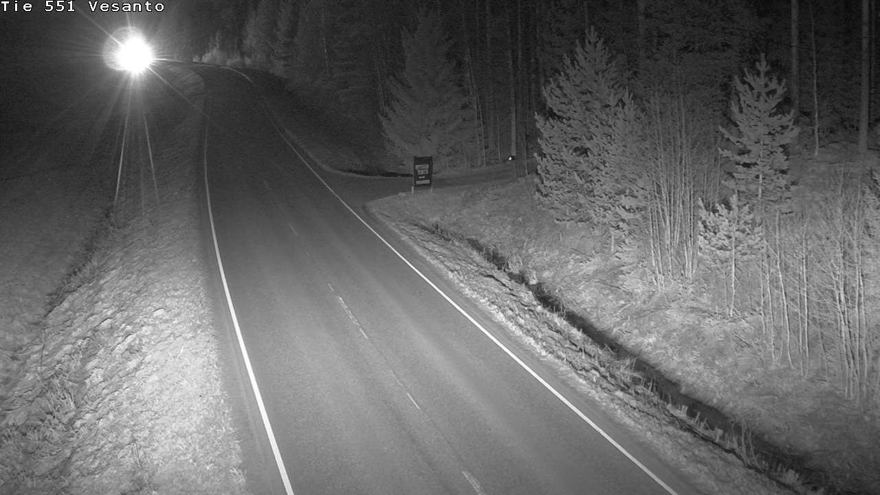 Weather Camera Image Väg 551 Vesanto Löttökorpi, Vesanto, Pohjois-Savo