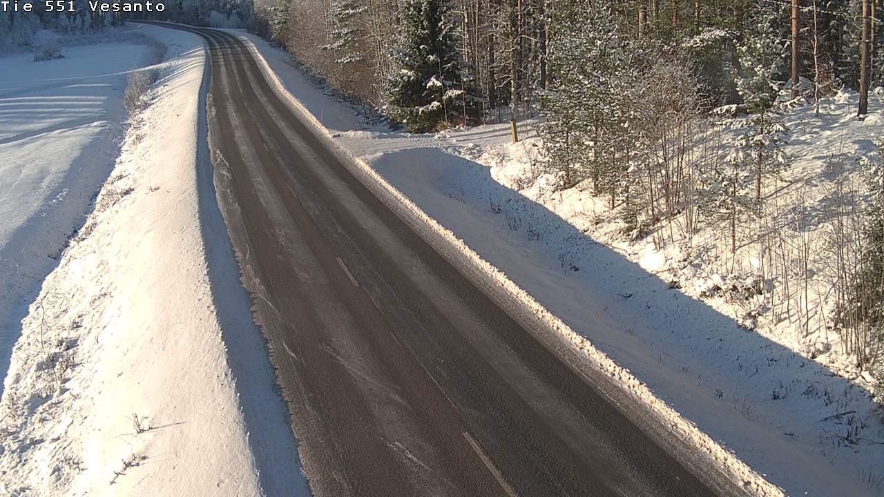 Weather Camera Image Road 551 Vesanto Löttökorpi, Vesanto, Pohjois-Savo