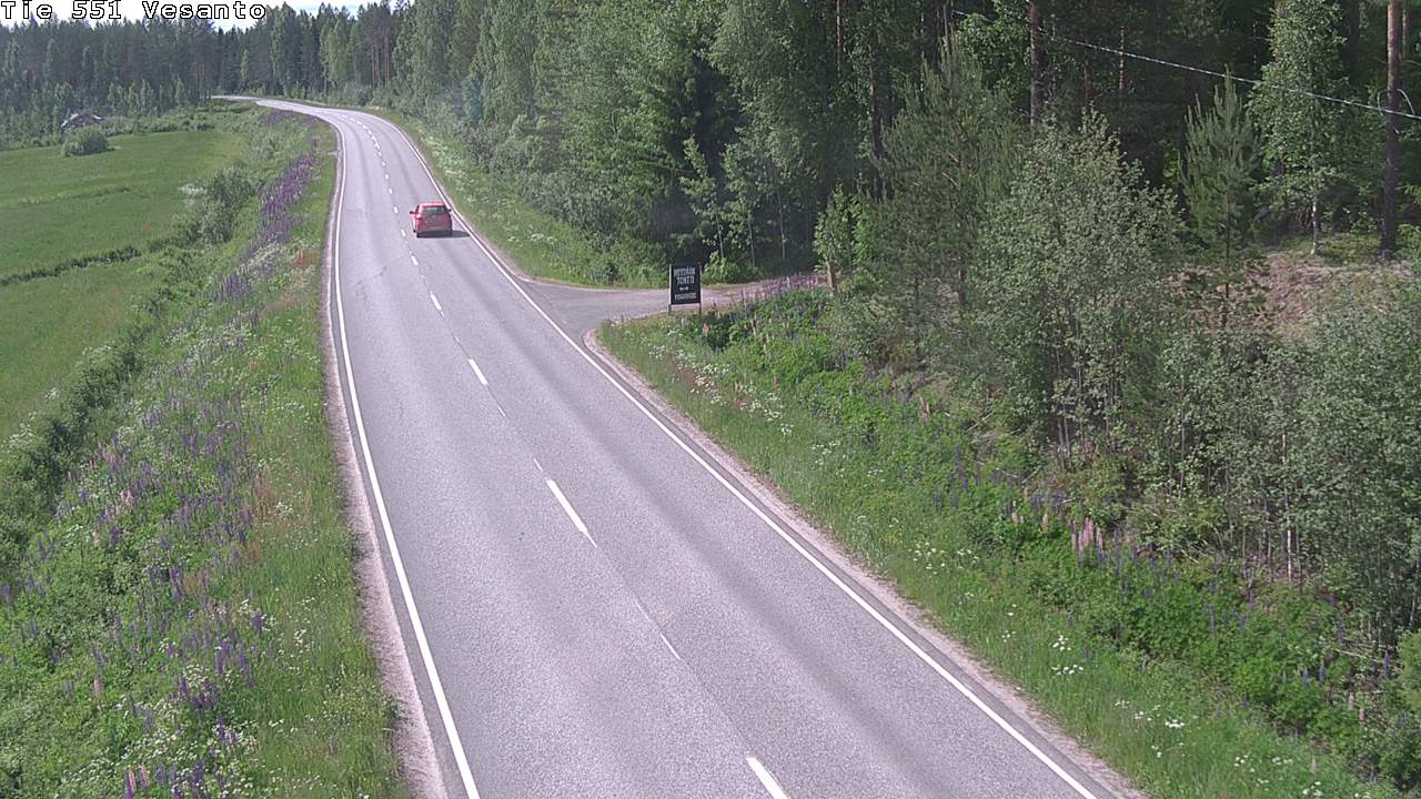 Kelikamerat Kuva Tie 551 Vesanto Löttökorpi, Vesanto, Pohjois-Savo