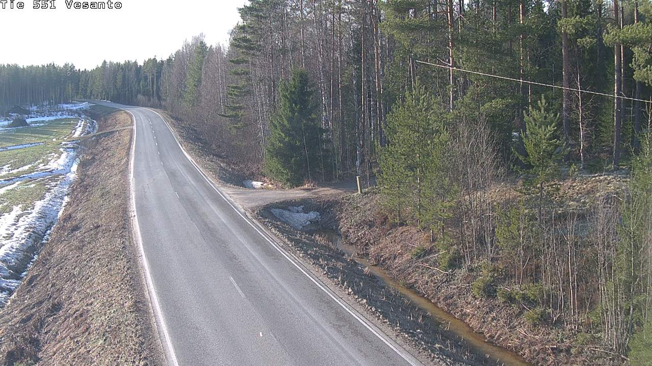 Kelikamerat Kuva Tie 551 Vesanto Löttökorpi, Vesanto, Pohjois-Savo