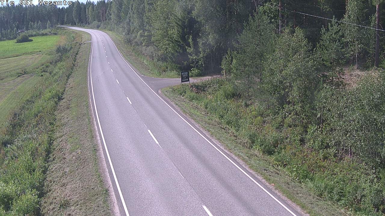 Kelikamerat Kuva Tie 551 Vesanto Löttökorpi, Vesanto, Pohjois-Savo