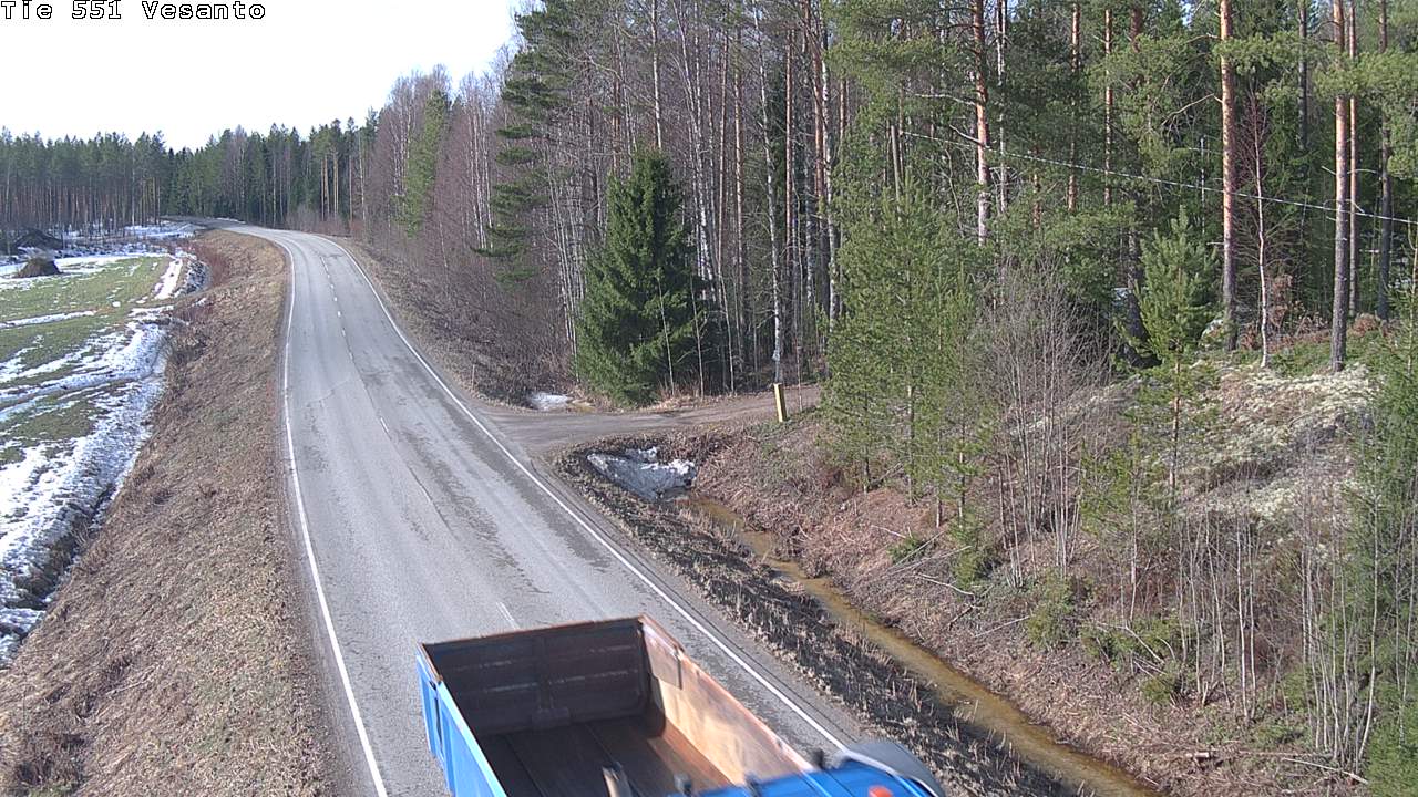 Kelikamerat Kuva Tie 551 Vesanto Löttökorpi, Vesanto, Pohjois-Savo