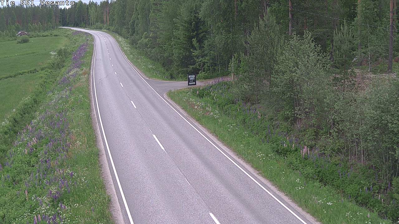 Kelikamerat Kuva Tie 551 Vesanto Löttökorpi, Vesanto, Pohjois-Savo