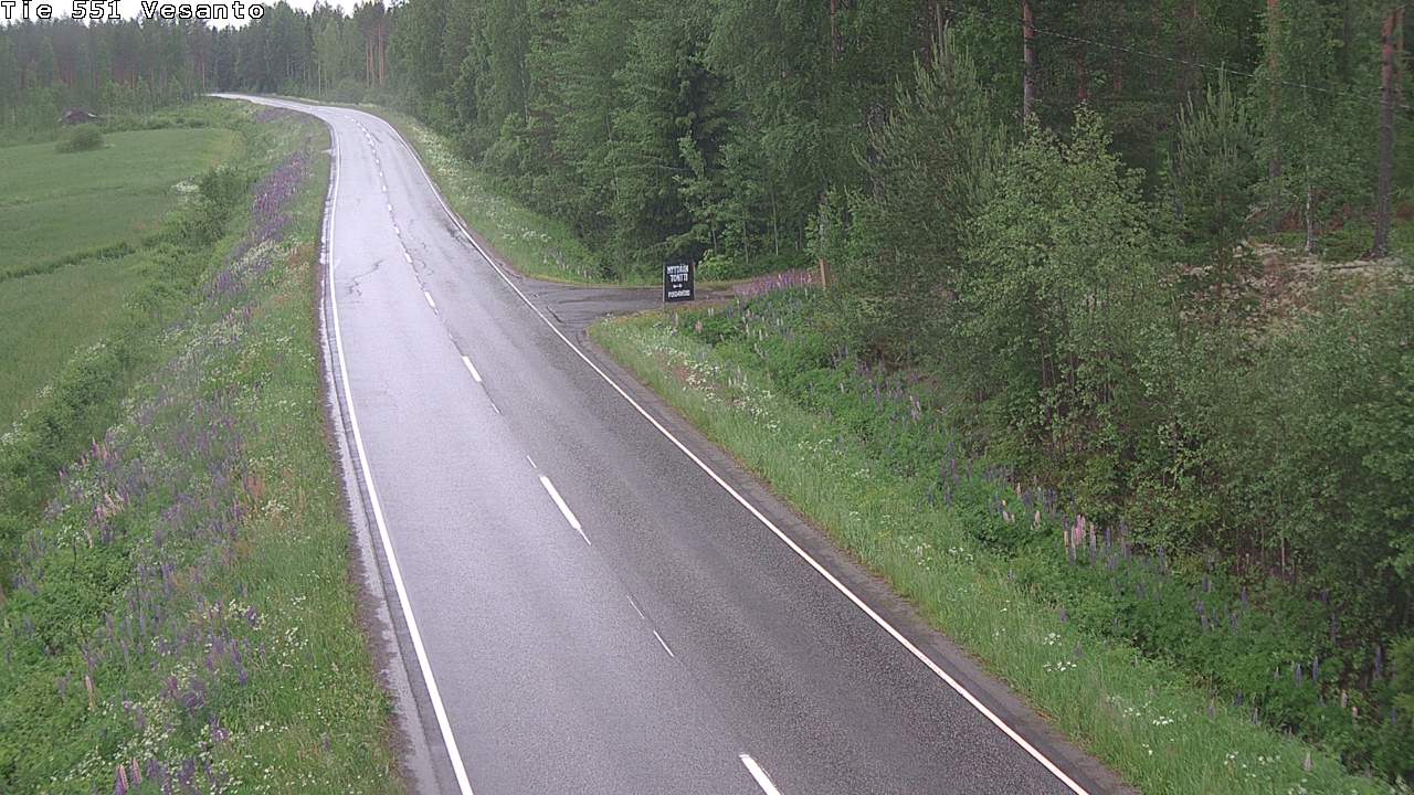Kelikamerat Kuva Tie 551 Vesanto Löttökorpi, Vesanto, Pohjois-Savo