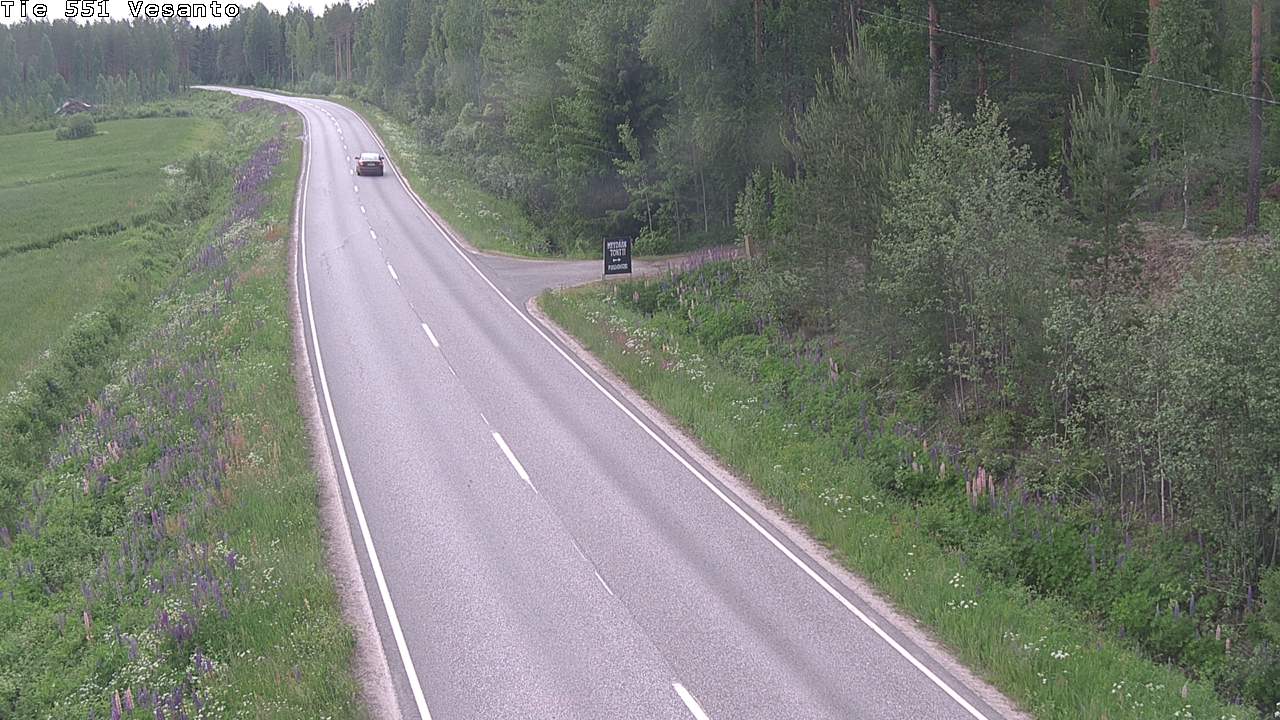 Kelikamerat Kuva Tie 551 Vesanto Löttökorpi, Vesanto, Pohjois-Savo