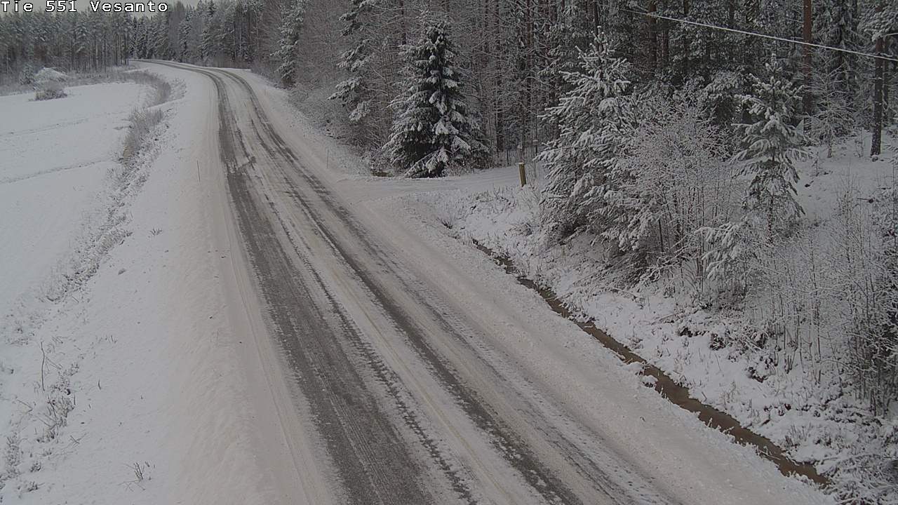 Kelikamerat Kuva Tie 551 Vesanto Löttökorpi, Vesanto, Pohjois-Savo