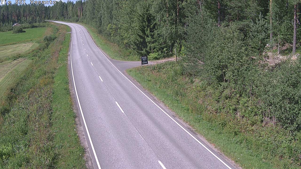Kelikamerat Kuva Tie 551 Vesanto Löttökorpi, Vesanto, Pohjois-Savo