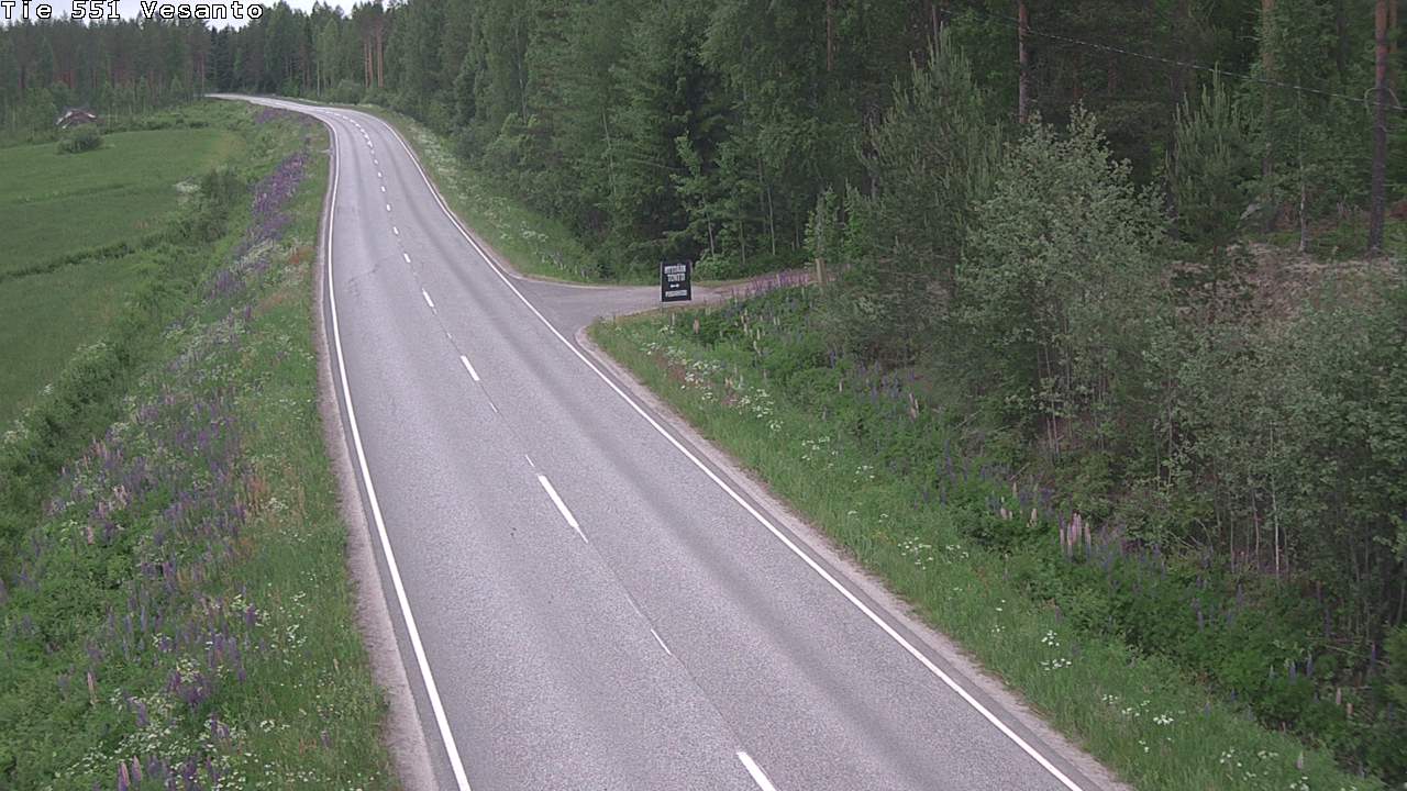 Kelikamerat Kuva Tie 551 Vesanto Löttökorpi, Vesanto, Pohjois-Savo