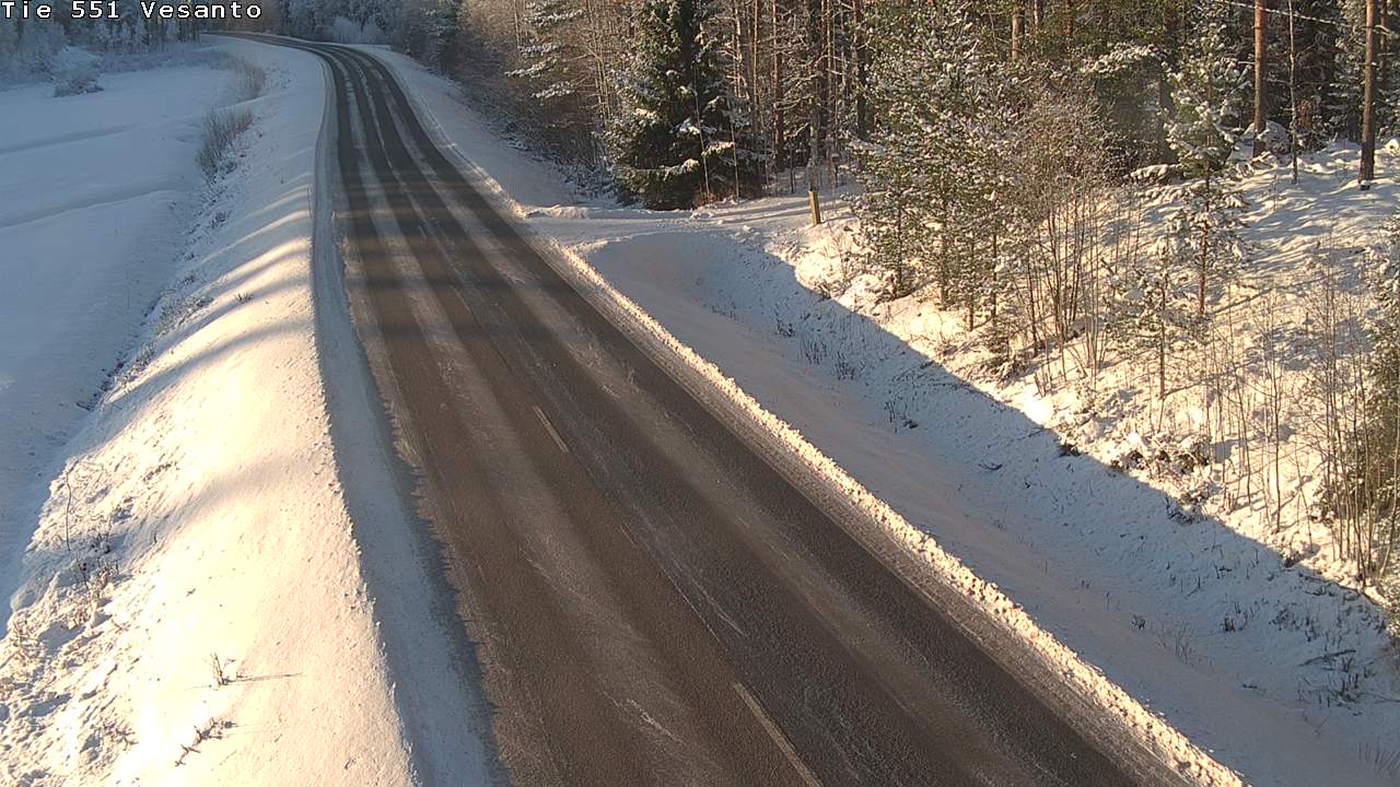 Weather Camera Image Väg 551 Vesanto Löttökorpi, Vesanto, Pohjois-Savo