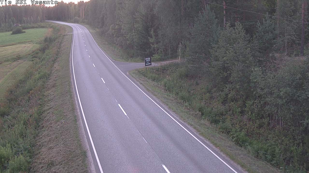 Kelikamerat Kuva Tie 551 Vesanto Löttökorpi, Vesanto, Pohjois-Savo