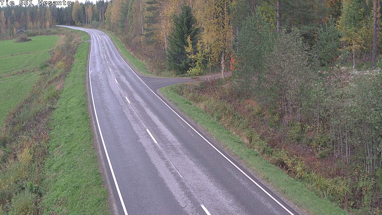 Weather Camera Image Road 551 Vesanto Löttökorpi, Vesanto, Pohjois-Savo