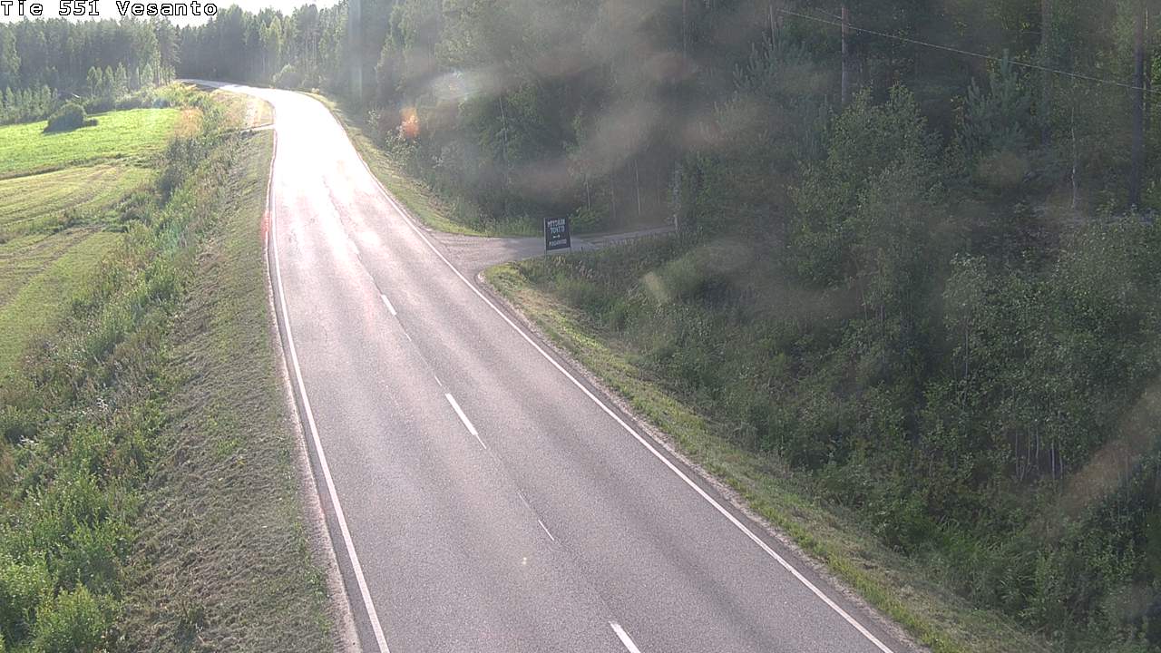 Kelikamerat Kuva Tie 551 Vesanto Löttökorpi, Vesanto, Pohjois-Savo