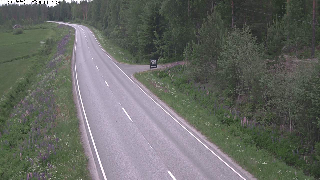 Kelikamerat Kuva Tie 551 Vesanto Löttökorpi, Vesanto, Pohjois-Savo