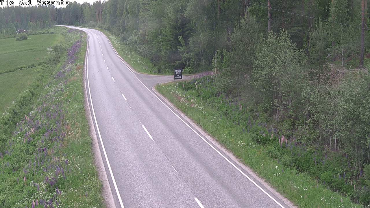 Kelikamerat Kuva Tie 551 Vesanto Löttökorpi, Vesanto, Pohjois-Savo
