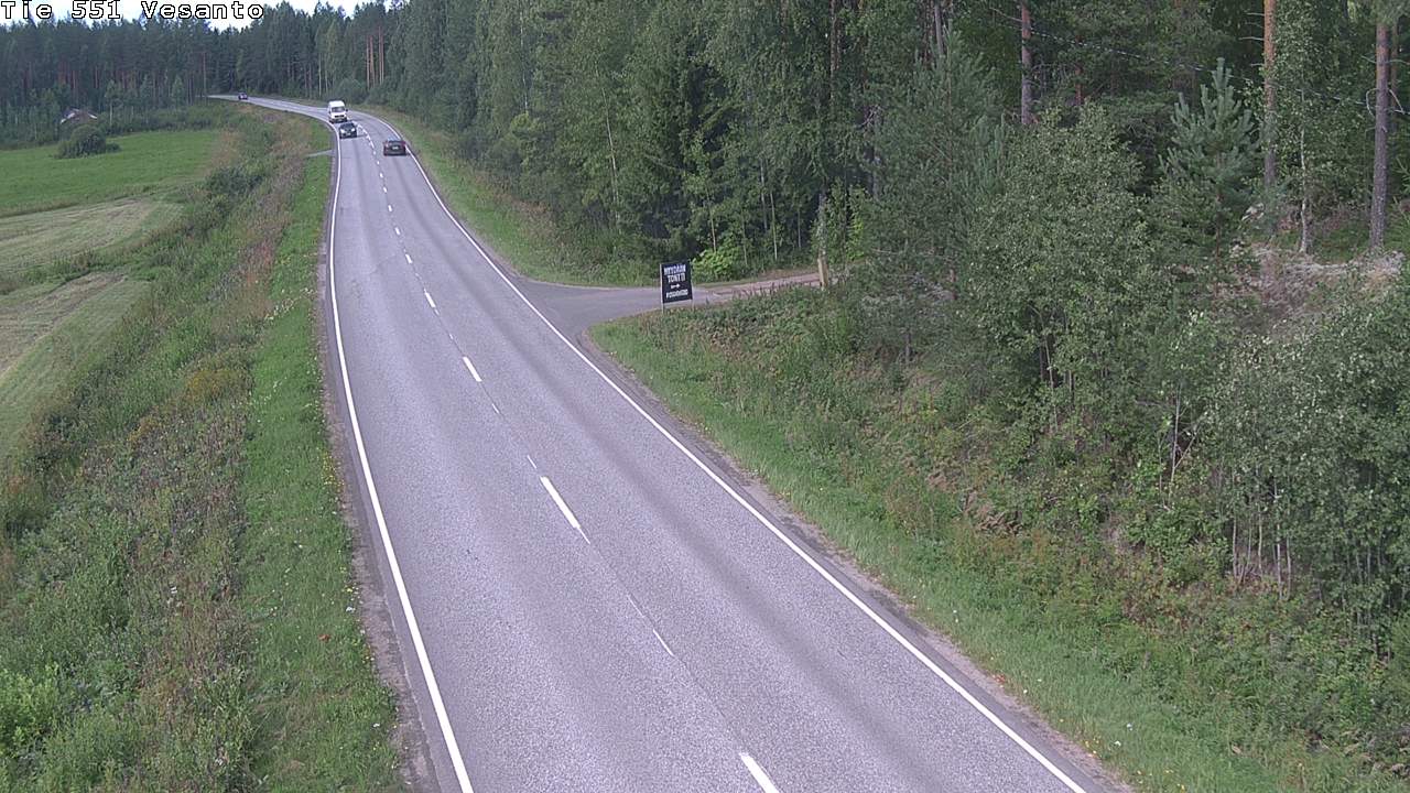 Kelikamerat Kuva Tie 551 Vesanto Löttökorpi, Vesanto, Pohjois-Savo