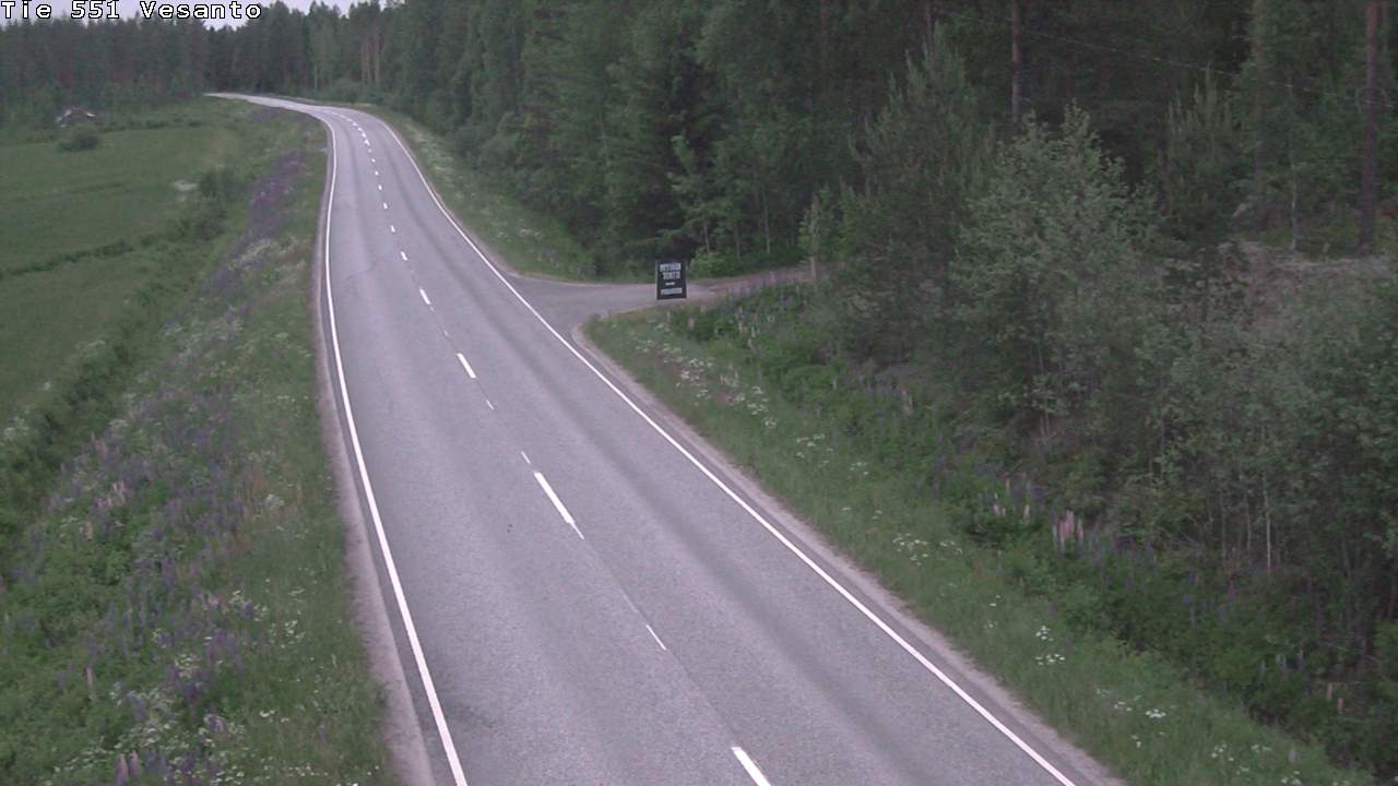Kelikamerat Kuva Tie 551 Vesanto Löttökorpi, Vesanto, Pohjois-Savo