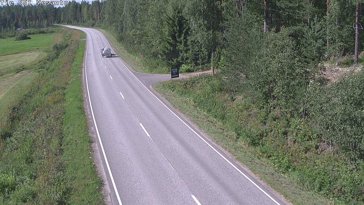 Kelikamerat Kuva Tie 551 Vesanto Löttökorpi, Vesanto, Pohjois-Savo