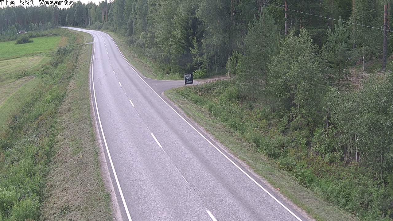 Kelikamerat Kuva Tie 551 Vesanto Löttökorpi, Vesanto, Pohjois-Savo