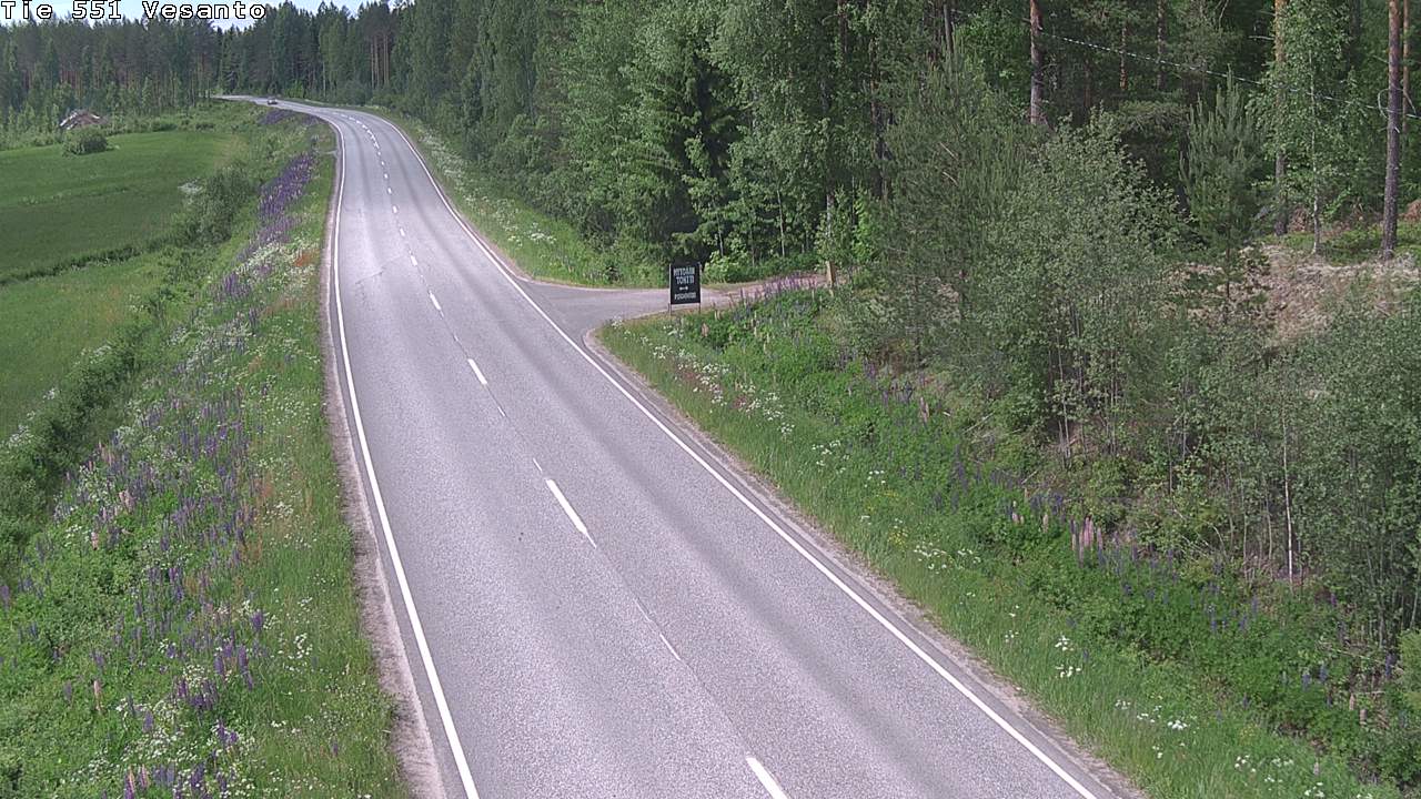 Kelikamerat Kuva Tie 551 Vesanto Löttökorpi, Vesanto, Pohjois-Savo