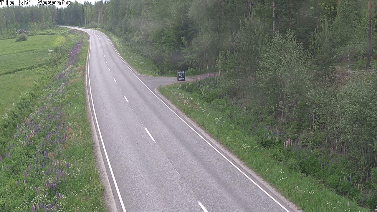Kelikamerat Kuva Tie 551 Vesanto Löttökorpi, Vesanto, Pohjois-Savo