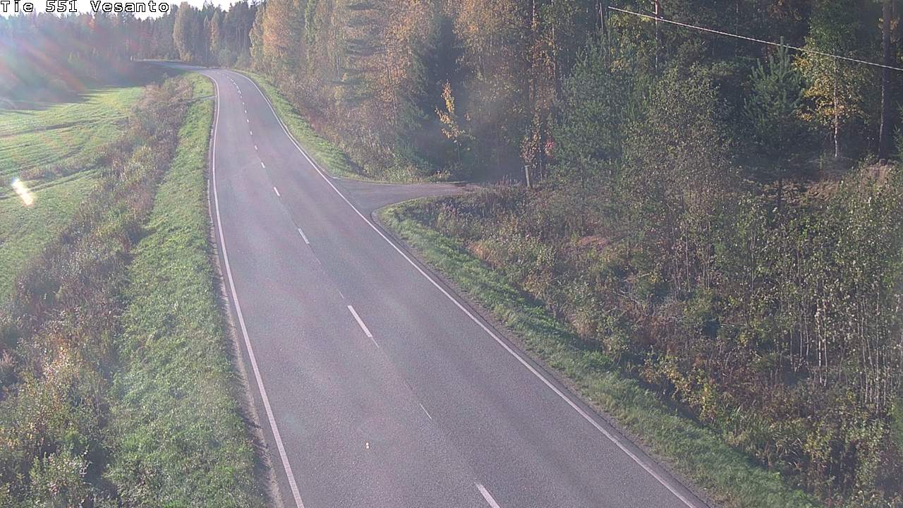 Weather Camera Image Road 551 Vesanto Löttökorpi, Vesanto, Pohjois-Savo